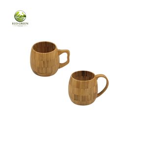 Ensemble de tasses à eau et à boissons classiques en bambou naturel, fabriquées à la main, de haute qualité, vente en gros d'usine OEM, réutilisables, pour les cadeaux de mariage et de fêtes - Product Image 6