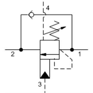 วาล์วถ่วงน้ำหนักแบบระบายอากาศ Sun Hydraulics อัตราส่วนไพล็อต 3:1 รุ่น CWEALHN - Product Image 1