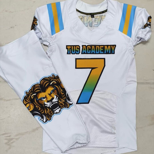 Camiseta de fútbol americano por sublimación hecha a medida, el más nuevo uniforme de fútbol americano personalizado para hombres - Product Image 1