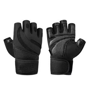 Guantes de Fitness de protección de palma completa personalizados unisex correa de muñeca ajustable nuevo estilo equipo de entrenamiento de ejercicio para gimnasio de levantamiento de pesas - Product Image 3