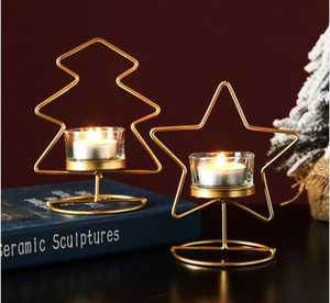 Haute qualité arbre de noël cadeau chandelier décoration lumière dîner maison Table à manger arôme créatif bougeoir de noël - Product Image 3