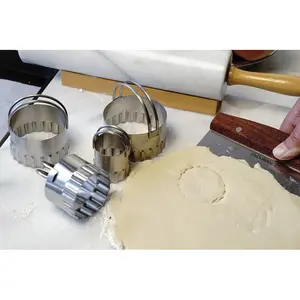 Cortadores de galletas de forma redonda de acero inoxidable, juego de herramientas para hornear de Color personalizado, herramienta de cocina, molde epoxi de resina - Product Image 5