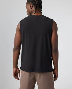 Premium Unisex O-cuello Poliéster Tank Tops Mejor para el entrenamiento Transpirable con corte automatizado - Product Image 2