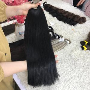 Hot Item Natural Straight Hair punta plana 100% Raw Hair Extensiones de cabello liso suave y sedoso de alta calidad - Product Image 4