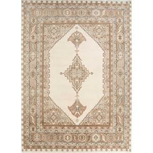 พรมขนสัตว์ถักมือสีเบจและสีน้ำตาลลายเหรียญขนาดใหญ่สำหรับตกแต่งห้องนั่งเล่นสำหรับวัยรุ่น-SKWL-369 - Product Image 1