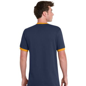 T-shirt léger pour homme, manches courtes, mélange de coton, col rond, tee-shirt tendance pour la vente en gros - Product Image 5