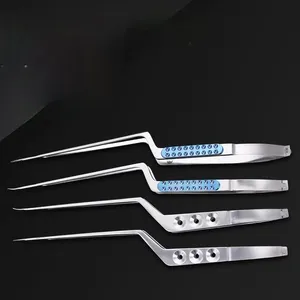 Micro-ciseaux manuels en forme de pistolet, instrument médical en titane pour la neurochirurgie et la chirurgie cérébrale - Product Image 4