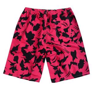 Pantalones cortos de baño de secado rápido con cintura elástica para hombre, pantalones cortos para correr en la playa de la mejor calidad con patrón sólido, traje de baño de playa teñido liso - Product Image 3