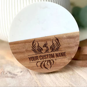 Sous-verre élégant en bois naturel avec texture naturelle pour les repas de luxe au prix de gros par CRAFT ZONE EXPORT - Product Image 1