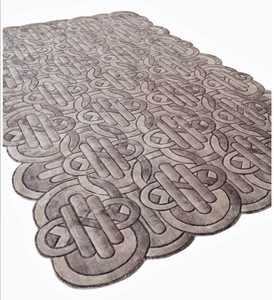 Laine nouée à la main de haute qualité moderne écologique lavable antidérapant ensemble de tapis Logo personnalisé pour salon maison bureau hôtel - Product Image 1