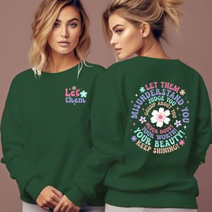 Sudadera de ropa de mujer para mujer Sudaderas con capucha casuales con estampado de letras positivas Sudaderas de moda - Product Image 4