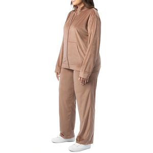 Venta directa de fábrica, conjunto de chándal de talla grande personalizado para mujer, ropa de calle, chándal Vintage de estilo Hip Hop para mujer - Product Image 5