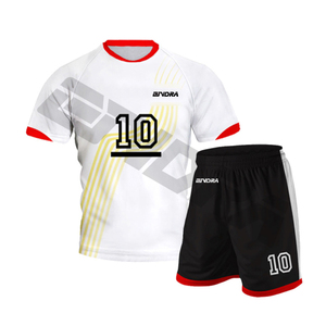 Conception personnalisée OEM meilleurs uniformes de volley-ball en polyester à sublimation uniformes à manches courtes de couleur rouge - Product Image 4