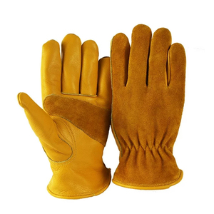 Gants de sécurité confortables en cuir résistant à l'usure pour hommes pour la réparation mécanique - Product Image 4