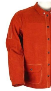 Top vente qualité cuir vestes de soudage résistant à la flamme soudeur tissu de sécurité manches longues en cuir soudage travail veste de sécurité - Product Image 2