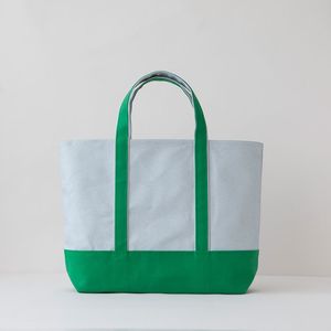 CENTIC Custom Logo Printed Eco-Friendly Recycled Reusable Cotton <b>Canvas</b> Tote <b>Bag</b> Zipper Closure Hand Length Handle for Shopping - Product Image 1