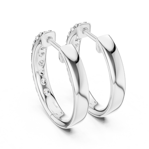 Boucles d'oreilles en diamant rond pour femmes pierres certifiées cultivées en laboratoire bijoux de luxe acheteurs de conception en gros et personnalisée - Product Image 3