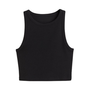 Mujeres Tank Tops Venta al por mayor Cross Back Algodón Stretch Activewear Chaleco OEM Fabricante para el verano Suministro a granel - Product Image 1