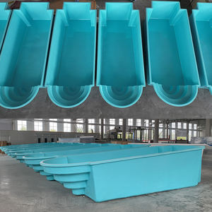 Piscina prefabricada profesional de fibra de vidrio, grande, completa, tipo contenedor. - Product Image 5