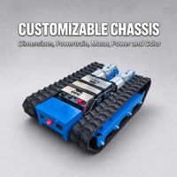 Châssis à chenilles de 1250 mm, plateforme de transport de marchandises électrique télécommandée, tout-terrain pour la ferme, le verger et la construction
