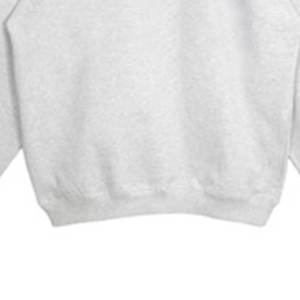 Sudadera de cuello redondo para mujer con logotipo personalizado al por mayor, cuello a rayas, transpirable, suave, parche bordado, ribete de contraste de invierno - Product Image 6