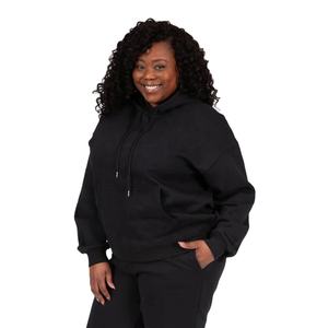 Winter Warm Womens <b>Hoodie</b> <b>Fleece</b> Oversized Pullover <b>Hoodie</b> For Women Private Label Custom Logo Gym and Outdoor Wear <b>Hoodie</b> - Product Image 3