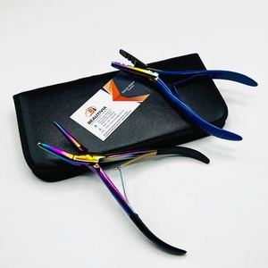 Pince d'extension de cheveux multifonctionnelle incurvée professionnelle en acier inoxydable Micro perles de Plasma arc-en-ciel écologiques pour le commerce - Product Image 2