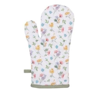 100% coton biologique personnalisé imprimé Chef cuisine gants résistant à la chaleur four mitaines pour cuisine BBQ micro-ondes-vente en gros écologique - Product Image 2