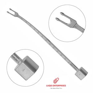Osteotome nasal Obwegeser légèrement courbé, instrument chirurgical ORL, acier inoxydable de qualité médicale - Product Image 2
