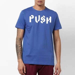 Camiseta de algodón 100% de gran tamaño lisa de peso pesado de alta calidad para hombre, camiseta estampada holgada para hombre a la venta - Product Image 1