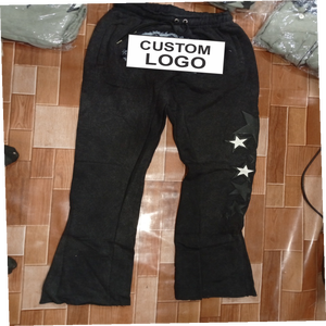 Conjunto Deportivo Informal de Pantalones Acampanados y Sudadera con Capucha para Hombre - Conjunto de 2 Piezas de Pantalones Acampanados y Sudadera con Capucha para Mujer - Ropa Deportiva Informal para la Calle - Product Image 6