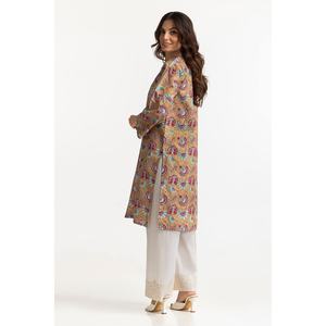 IUSTK-284 เสื้อเชิ้ตผ้าลอนพิมพ์ลายสีทอง - Product Image 1