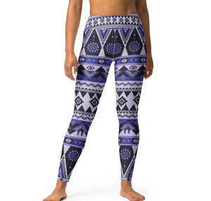 Leggings extensibles respirants pour femmes personnalisables avec embellissements en strass pour le fitness et le sport OEM et utilisation promotionnelle - Product Image 2