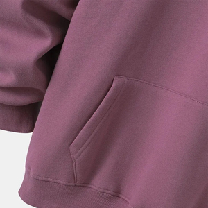 Pull à capuche imprimé surdimensionné avec LOGO personnalisé pour hommes Sweatshirts vierges de base Technique brodée de couleur unie pour l'hiver - Product Image 5