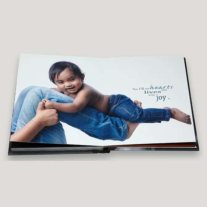 Factory direct sale quality customized printing hardcover kids photography book design landscape art book printing on demand