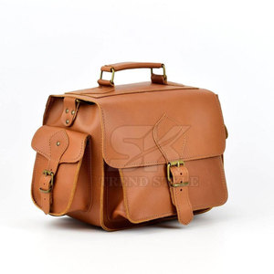 High Quality Genuine Leather Single Shade <b>Camera</b> <b>Bag</b> Professional DSLR Shoulder <b>Bag</b> - Product Image 2