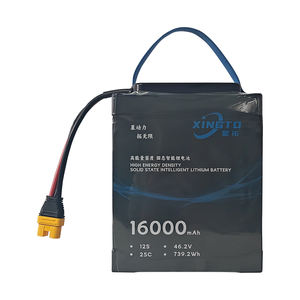 แบตเตอรี่ลิเธียมไอออน XINGTO แบบชาร์จได้ 12s 16000mah 46.2V 25C พร้อมระบบ BMS สำหรับโดรนทางการเกษตร - Product Image 2