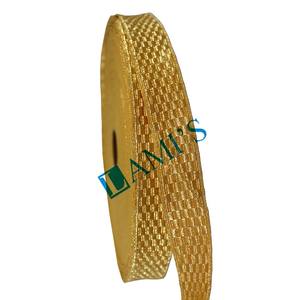 Trenzas uniformes de oro de alta calidad Trenza de alambre de oro personalizable Trenzas de encaje de lingotes de gran calidad - Product Image 3