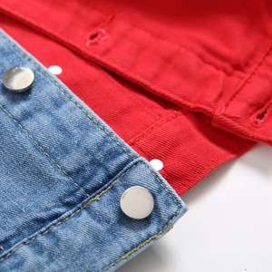 Chaqueta Vaquera para Hombre, Combinación de Dos Colores, Chaqueta de Invierno, Nueva Moda, Resistente al Viento, Superventas, Chaqueta Vaquera de Moda para Hombre - Product Image 5