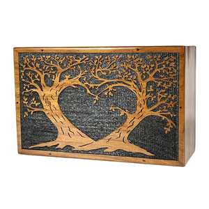 Cremation Memorial Urns <b>for</b> Human Adult Male Female <b>Box</b> Jar and Casket <b>for</b> <b>Ashes</b> Men Women Large Burial Funeral Urns - Product Image 3