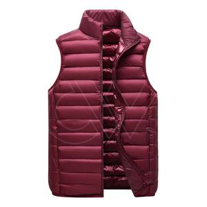 Gilet d'hiver léger et décontracté pour hommes, respirant, coupe-vent, logo personnalisé, broderie, impression - Product Image 5