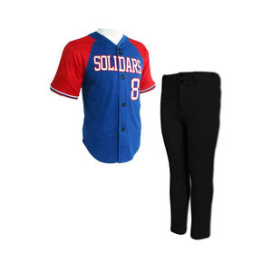 Uniforme Deportivo Sublimado Multicolor de Alta Calidad para Béisbol y Sóftbol, Tallas Grandes, Anti-UV, Secado Rápido, Transpirable, Unisex - Product Image 5