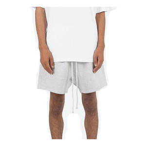 Short en coton décontracté pour homme de la meilleure qualité avec tissu écologique couleur unie séchage rapide sueur polaire ceinture élastique survêtement - Product Image 4