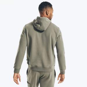 Sweat à capuche cargo en polaire pour homme, design tendance et durable, idéal pour les aventures en plein air et le style streetwear décontracté - Product Image 5