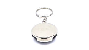 Llavero de brújula de Metal de suministro de fábrica, adorno de llavero de aleación de Zinc de forma redonda de exportador indio - Product Image 5