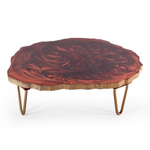 Support de service à pizza et planche à charcuterie en bois Rose Rouge, jetable, compatible lave-vaisselle et micro-ondes, taille personnalisée, marque TQC - Product Image 1