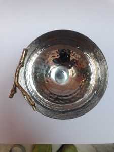 Cuencos indios hechos a mano de Metal para servir, frutero decorativo de lujo para el hogar, Hotel, restaurante, cuenco de vajilla - Product Image 5