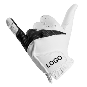 Guantes de golf de cuero Cabretta de Venta caliente logotipo personalizado Material suave guantes de golf de ajuste completo para mujeres y hombres - Product Image 4