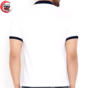 Chemises polo Slim Fit personnalisées pour hommes Chemise de golf 100% coton avec tissu tendance à motif solide Marque privée Toile premium - Product Image 2