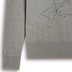 Chandail de créateur pour hommes de haute qualité à col rond et chaud pour l'hiver, personnalisé par l'usine, tricoté à la main et respirant - Product Image 6